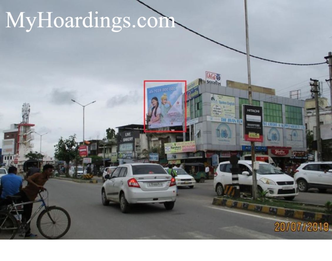 Unipole Advertising in Gaytri Mandir Road in Himmatnagar, Billboard Company in Himmatnagar, Flex Banner